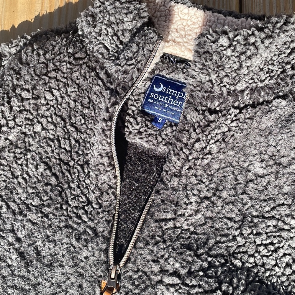 Simply Southern Sherpa pullover sweater - Picture 2 of 7